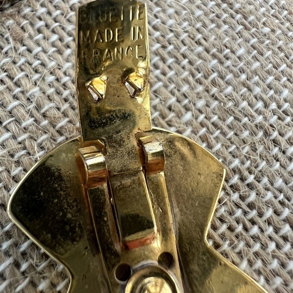 Bluette Made in France Shoe Clips Vintage - Picture 5 of 7